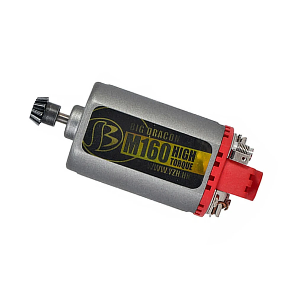Dracon grande táctico M120/140/160, Motor de alto par/alta velocidad, AEG/ EBB, eje largo/corto para Airsoft M4/MP5 M16 G3 P90 AK - imagen 3