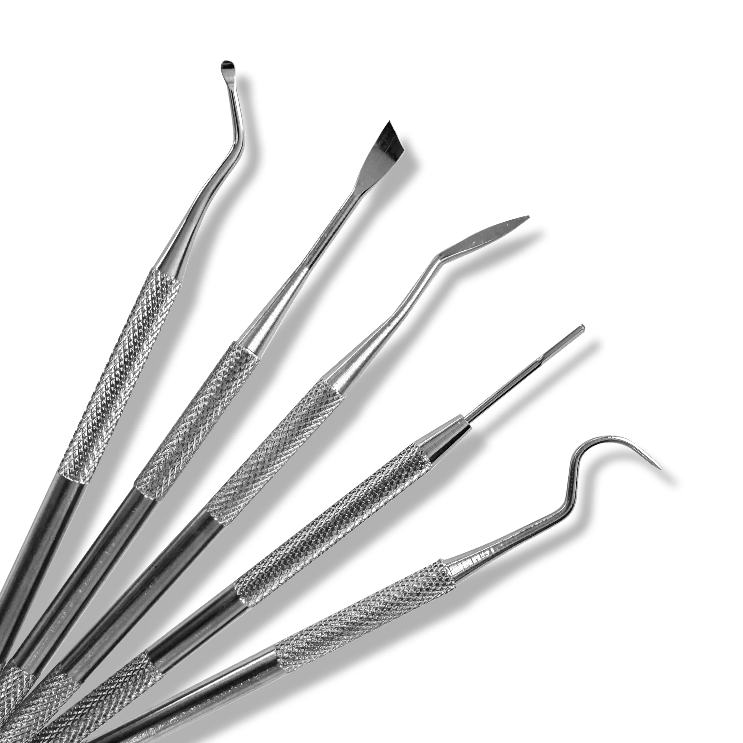 Kit de limpieza de pistola de recogida de acero inoxidable con parches de 2 "de espesor para herramienta de limpieza de pistola de Rifle con mango moleteado - imagen 3