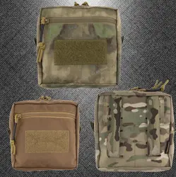SS Bolsa táctica MOLLE cuadrada con cremallera lateral compacta