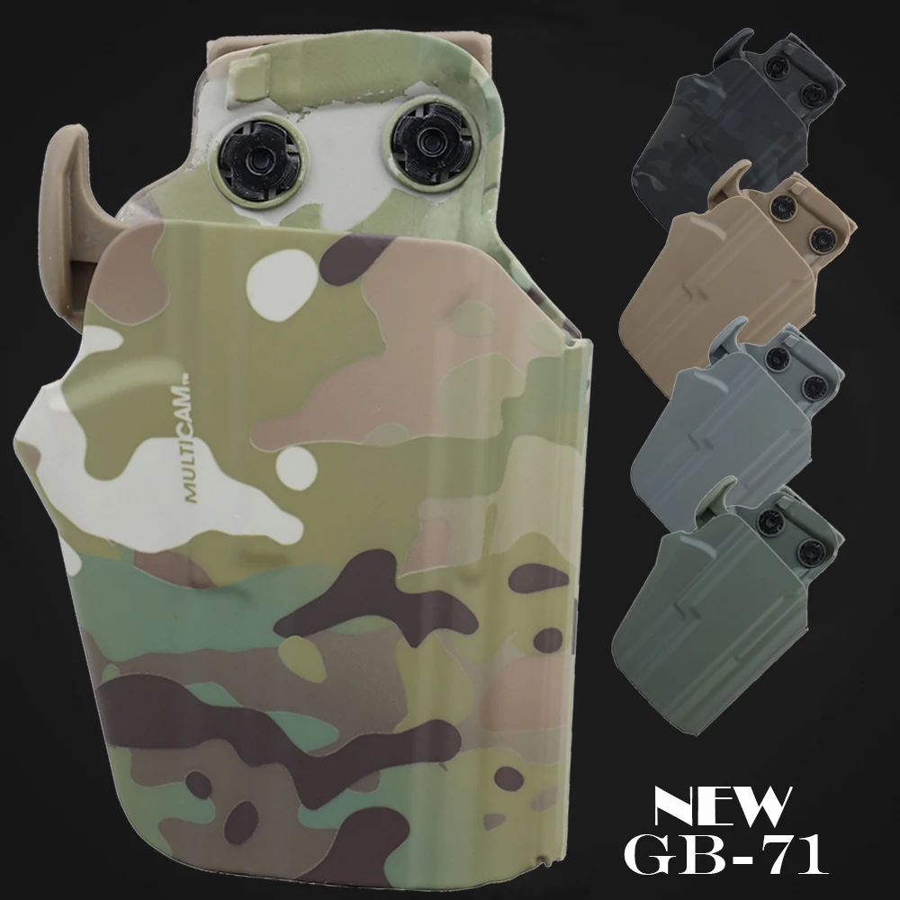 Funda táctica Universal para pistola, cinturón Airsoft de SUB-COMPACT, funda táctica de liberación rápida para BERETTA JERICHO S & W CZ SIG Gear - imagen 2