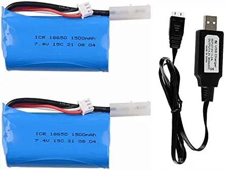 2Pcs with USB cable