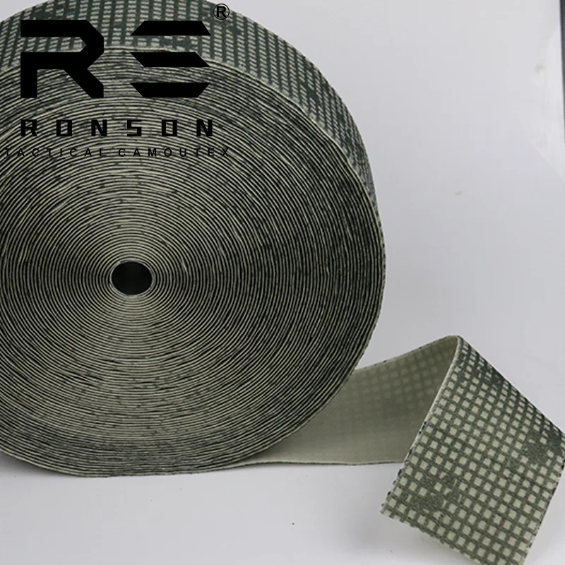 Correas de superficie de lana de camuflaje nocturno del desierto, ropa de caza, puños de manga, tiras de bucle, 10cm de ancho, 1M de longitud - imagen 5