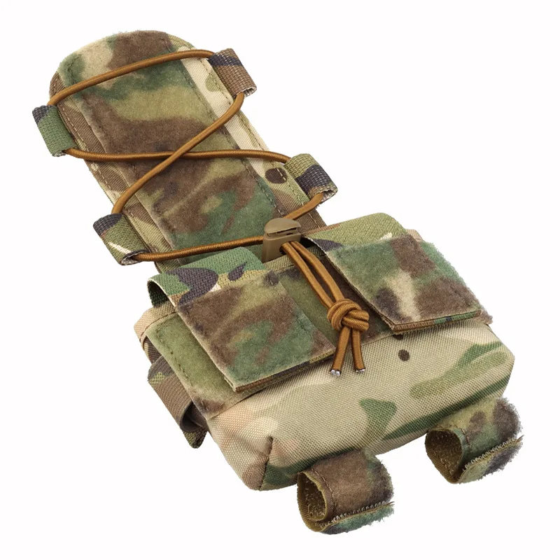 Bolsa de batería NVG para casco táctico MK2 con sujetadores de gancho y bucle ajustables y cordones elásticos - imagen 5