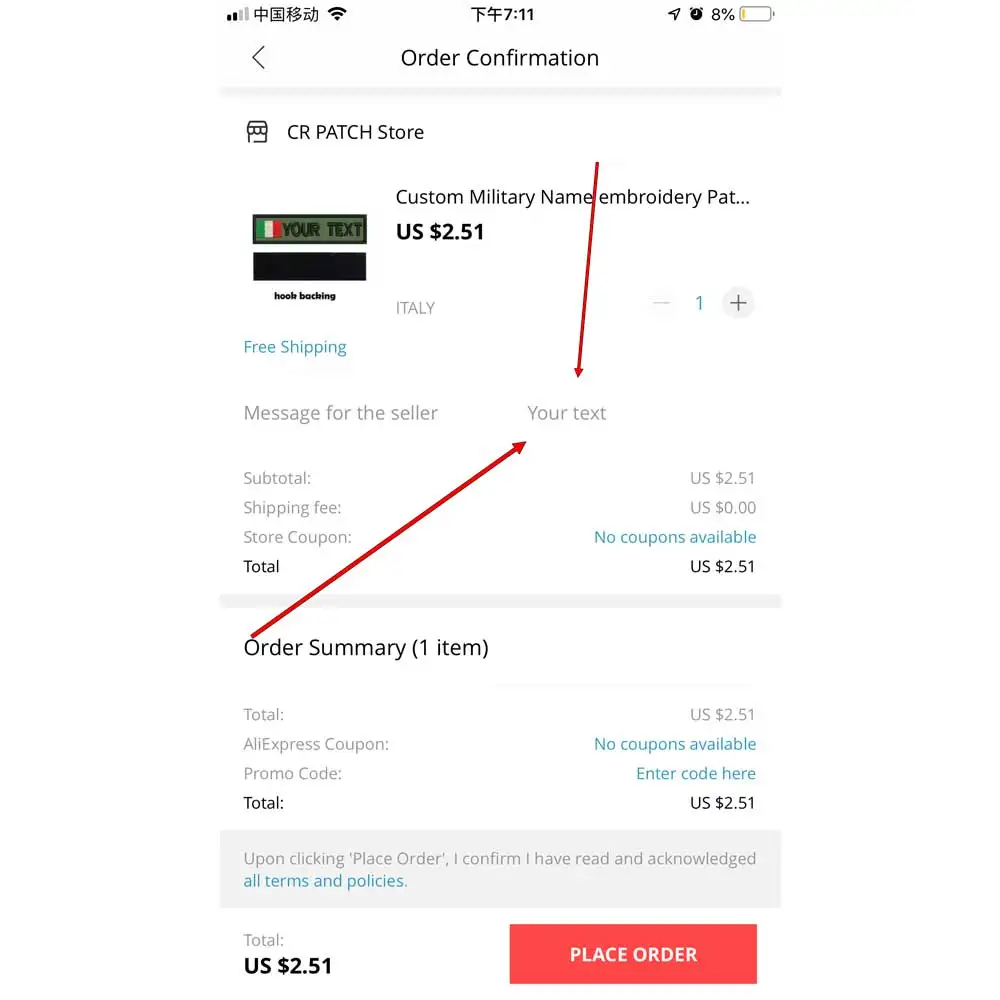 Parches personalizados con el nombre de la bandera de EE. UU., soporte de gancho para planchar, 10x2,5 cm, F1-5B - imagen 5