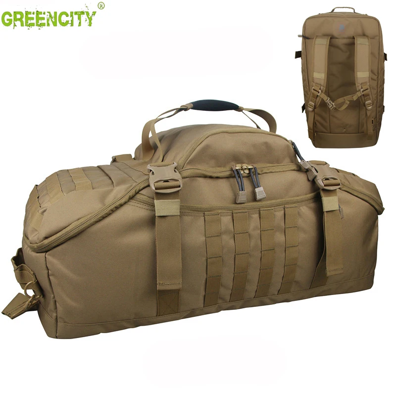 GREENCITY 80L bolsas de gimnasio Fitness Camping Trekking bolsas senderismo viaje caza bolsa asalto militar mochila táctica del ejército - imagen 2