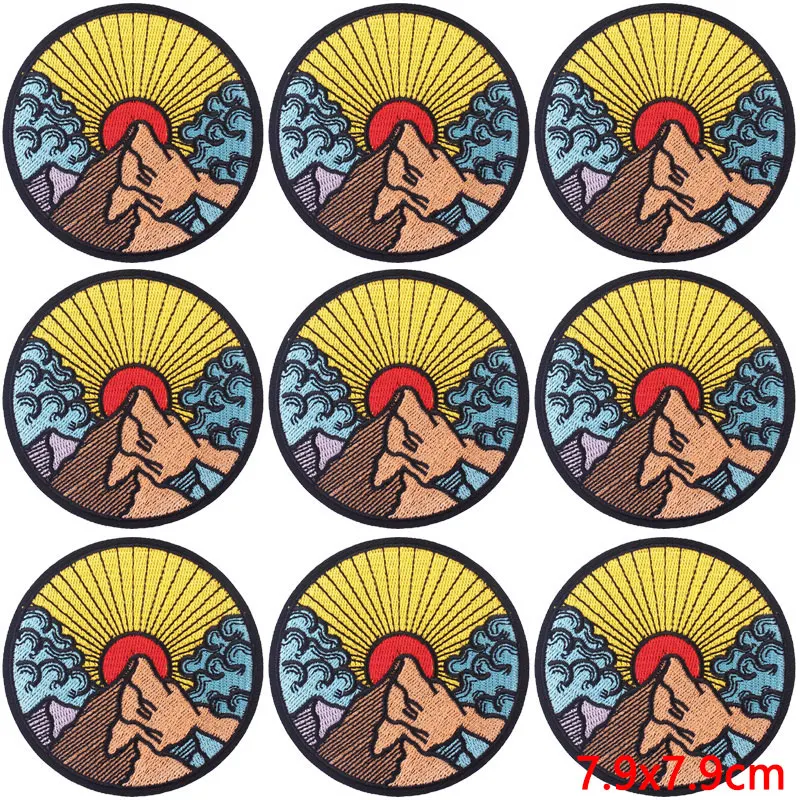 Parches para planchar en la ropa al aire libre, lote de 10 unidades, DIY, Fusible, costura - imagen 4