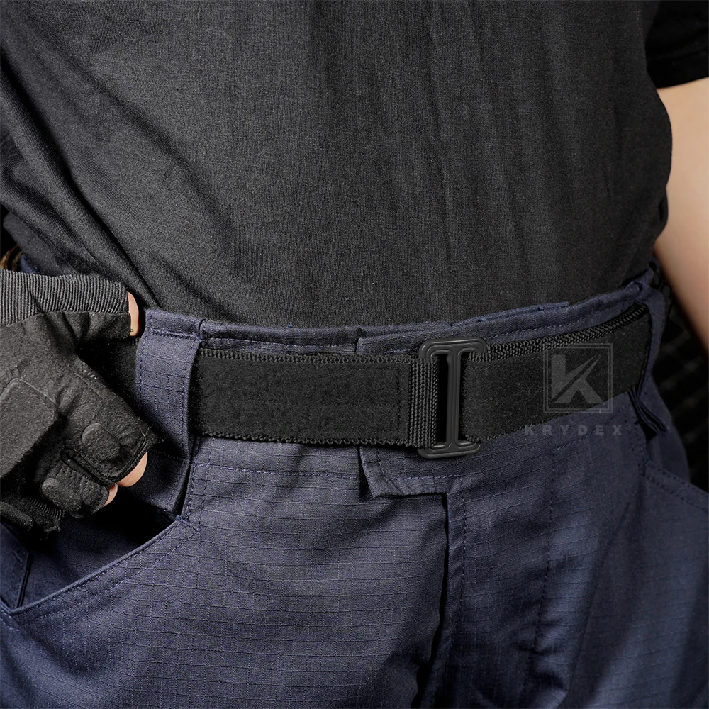 KRYDEX Cinturón táctico EDC transporte oculto con gancho y bucle - imagen 3