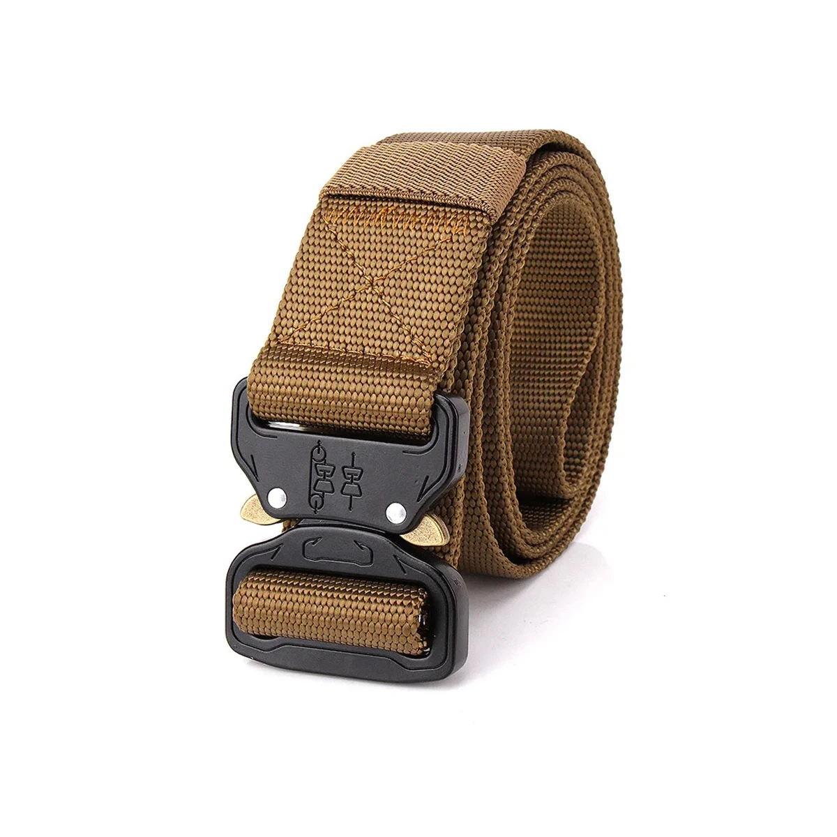 Cinturón deportivo de nailon de 3,8 CM, hebilla de Metal, cinturón de entrenamiento de caza táctico CS ajustable de liberación rápida - imagen 3