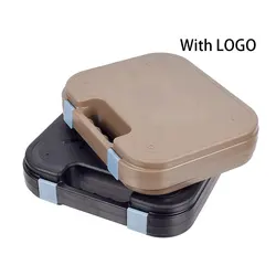 Estuche de pistola ABS, caja de almacenamiento de herramientas de carcasa dura, Protector de forro de espuma acolchado, accesorios de caza, soporte de herramientas EDC