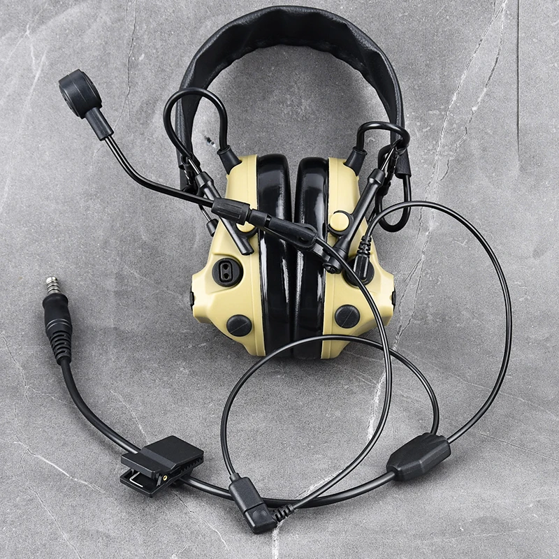 Táctico WC001 U94 PPT push to talk Cable de auriculares de comunicación para auriculares C3 versión inalámbrica interfaz 7,0 accesorios airsoft - imagen 4