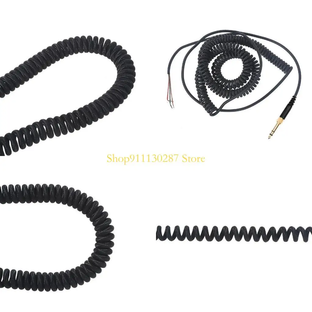 Cable resorte repuesto J1HC, enchufe Cable para auriculares 770 770PRO 990 990PRO