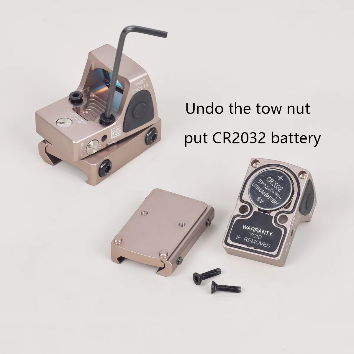 Mira táctica de punto rojo, Metal, nailon, SR RM RM HD RMCC, Mini óptica ajustable, mira telescópica, pistola de mira para Rifle, compatible con Glock 17 19 AR15 M4 - imagen 5