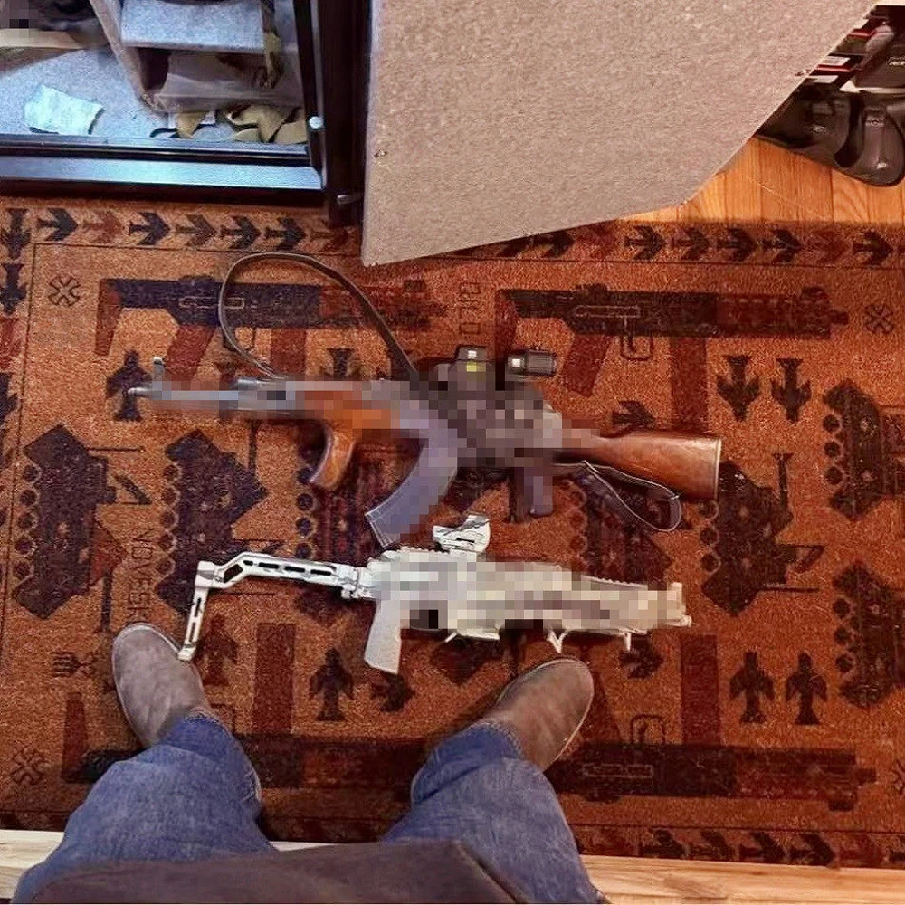 Alfombra de suelo de tendencia táctica estilo de guerra alfombra suave antideslizante absorbente de agua - imagen 4