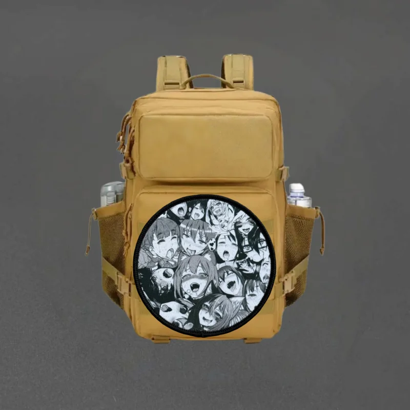 Parche táctico estampado chica anime con velcro para brazalete