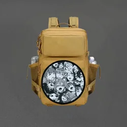 Parche táctico estampado chica anime con velcro para brazalete
