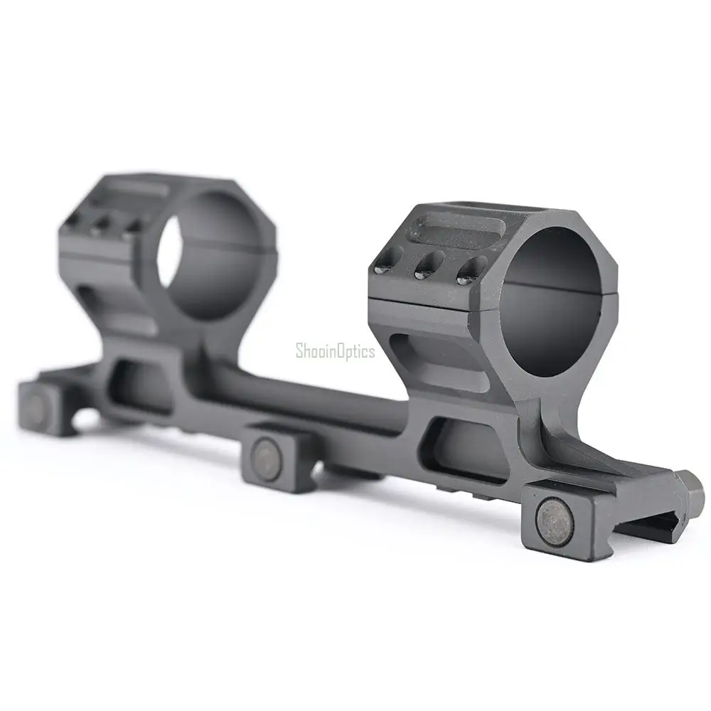 Shooin Optics Ring Mount 30mm Tube Riflescope With Double Cantilever Picatinny Weaver 21mm Rail Base - imagen 5