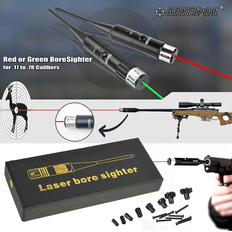 Calibrador láser Lambul verde y rojo, calibrador de aleación de aluminio, calibrador láser sin giro, adaptador 18, instrumento de puntería transfronterizo