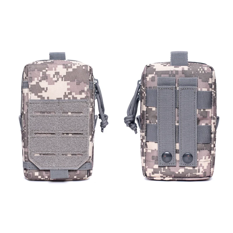 Bolsa para teléfono móvil para deportes al aire libre, bolsa táctica Molle multifuncional, bolsillo de almacenamiento para correr y ocio, bolsa para accesorios para teléfono móvil - imagen 5