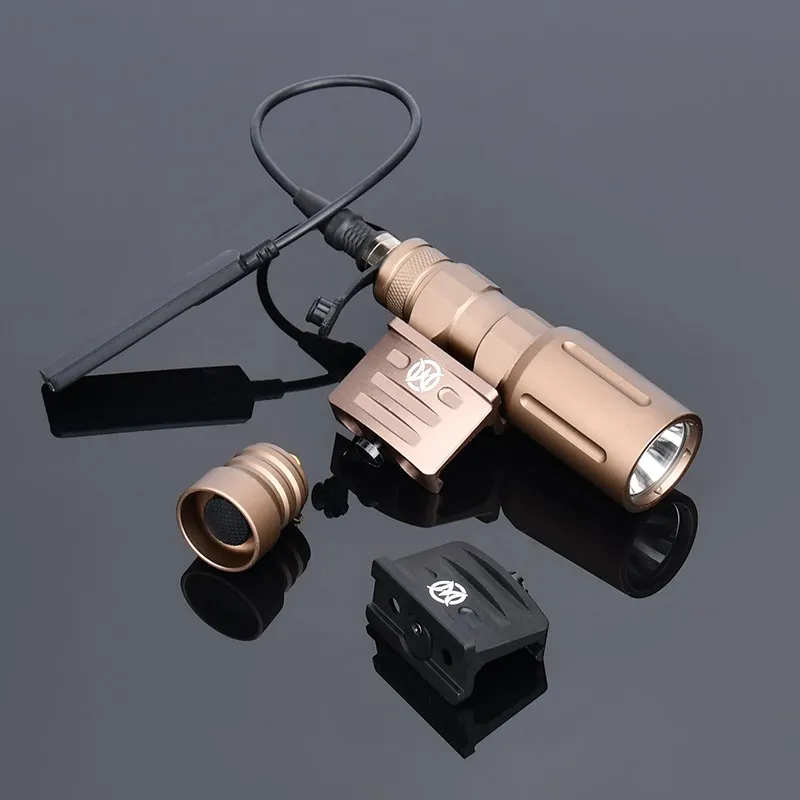 Wadsn linterna táctica de Metal PLHv2 Scout, interruptor de montaje Offset RM45, Picatinny, Arma de caza, accesorio para Airsoft - imagen 5