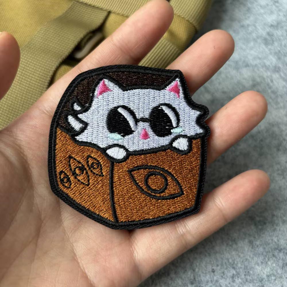 Parche moral táctico bordado con velcro – Diseño animal - imagen 4