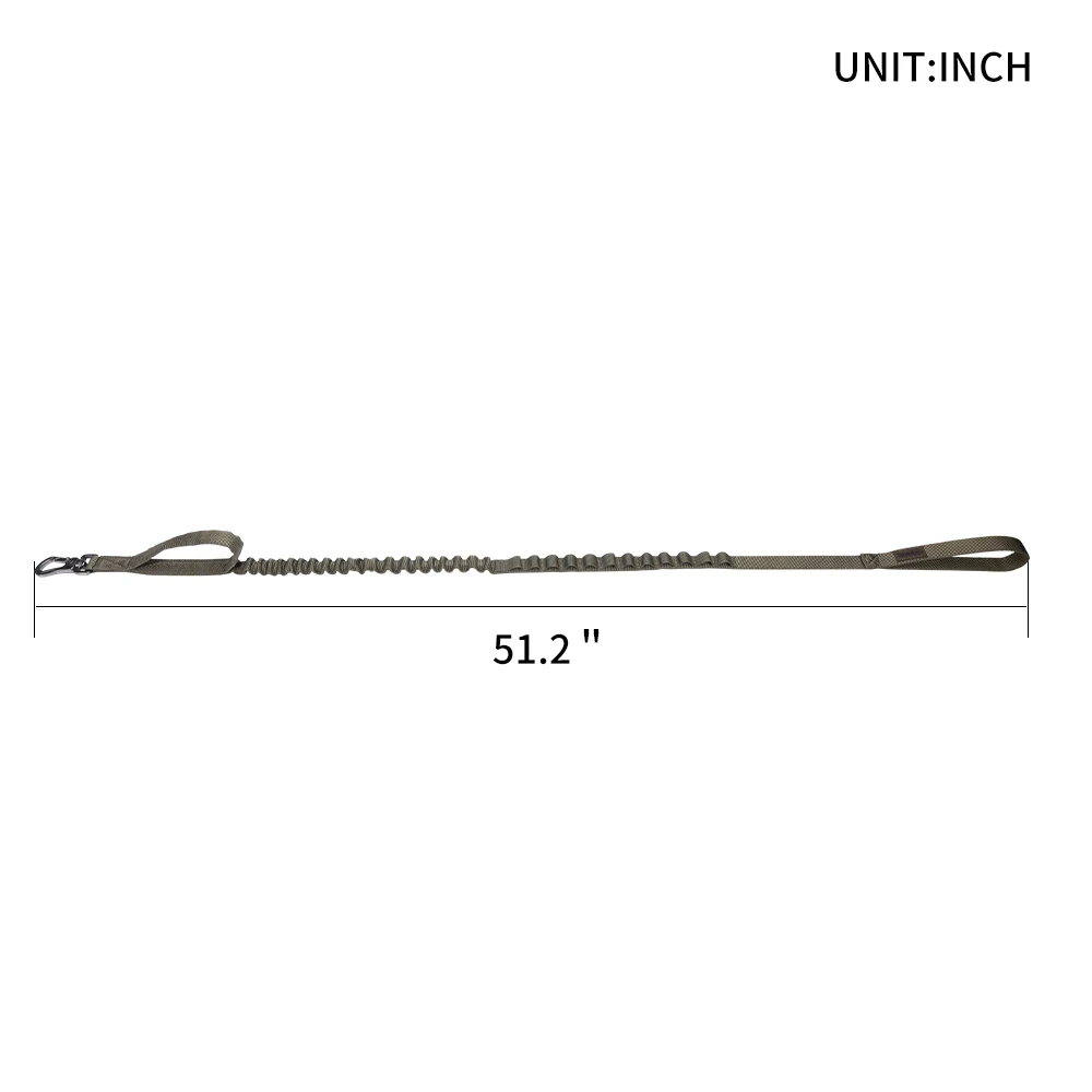 Correa táctica para perros medianos y grandes, cuerda elástica para entrenamiento al aire libre, tracción para mascotas - imagen 3