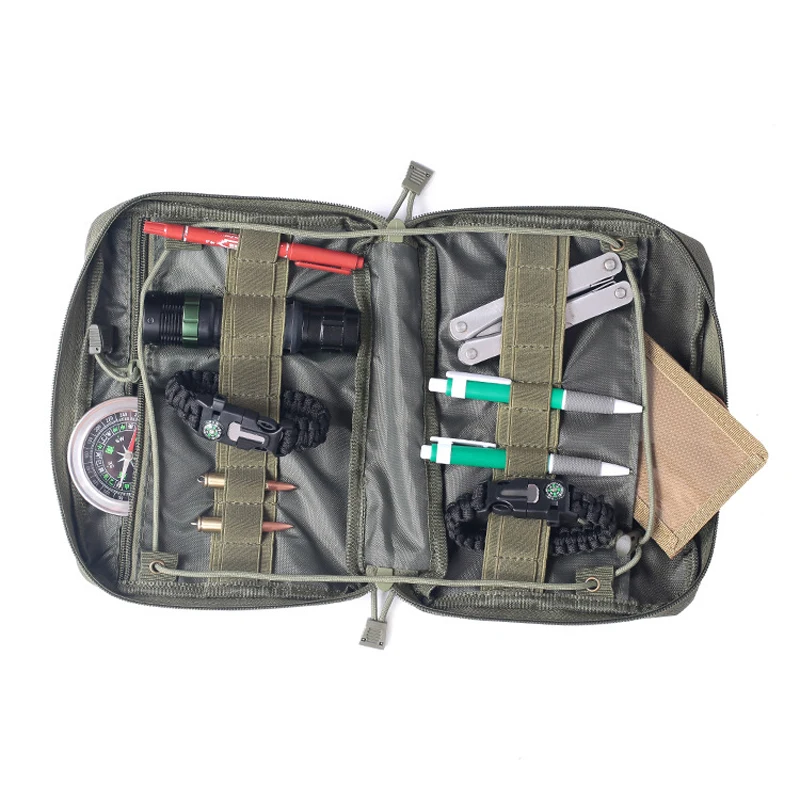Organizador de utilidad al aire libre, bolsa médica Molle, bolsa de accesorios tácticos, bolsas EDC para acampar, senderismo, caza - imagen 5