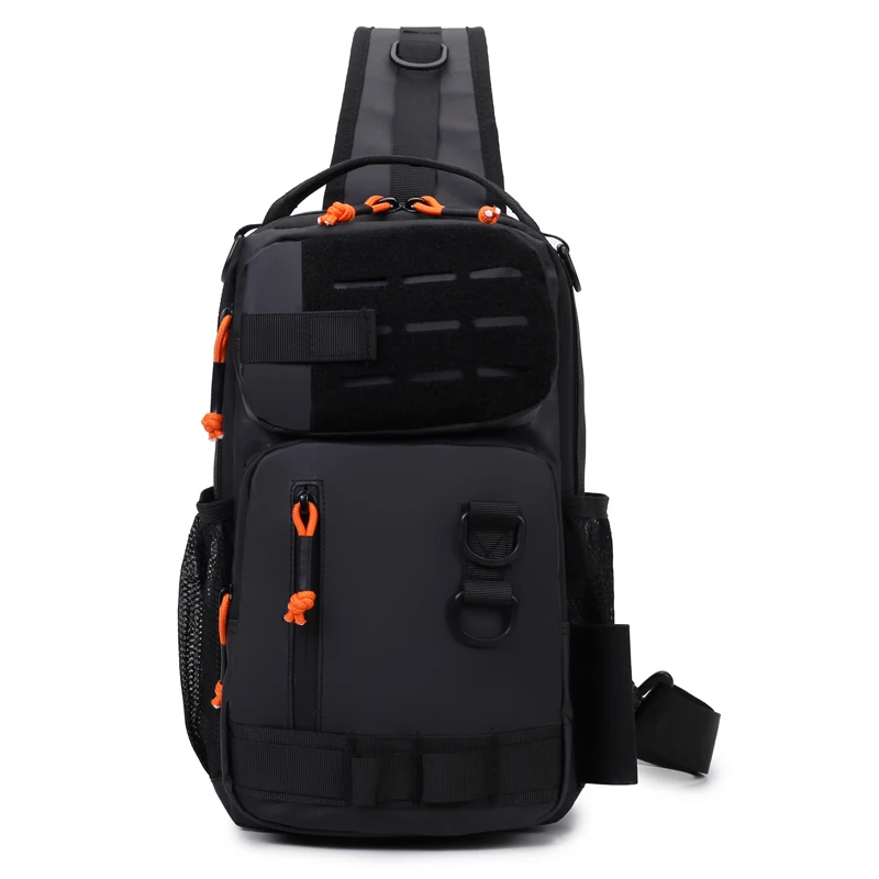 Bolsa de pecho para acampar, mochila táctica para hombre, deporte, hombro, senderismo al aire libre, escalada, ciclismo, pesca, viaje, riñonera MOLLE - imagen 4