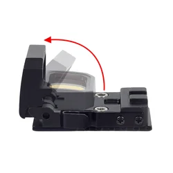 VISM Flip Up Red Dot Sight 20mm – Mira Punto Rojo Universal para Riel
