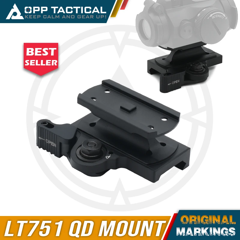Soporte táctico de punto rojo LT751, soporte de atajo absoluto de separación rápida para caza y Airsoft