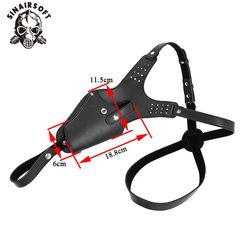 Funda táctica Vertical ajustable para axila, para transporte oculto, compatible con Glock M9 M1911 P226 P320 SIG, funda de caza - imagen 2