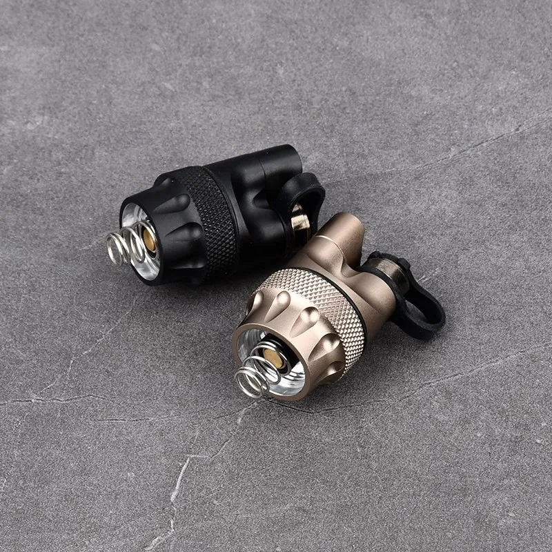 WADSN linterna táctica tapa trasera de Metal M300 M600 PLHV2 luz de explorador de caza al aire libre interruptor de presión de doble función constante - imagen 3