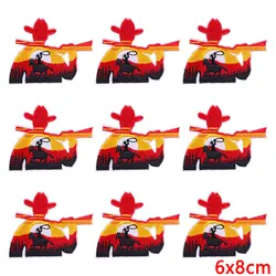 Parche bordado termoadhesivo para vaquero - planchar en ropa
