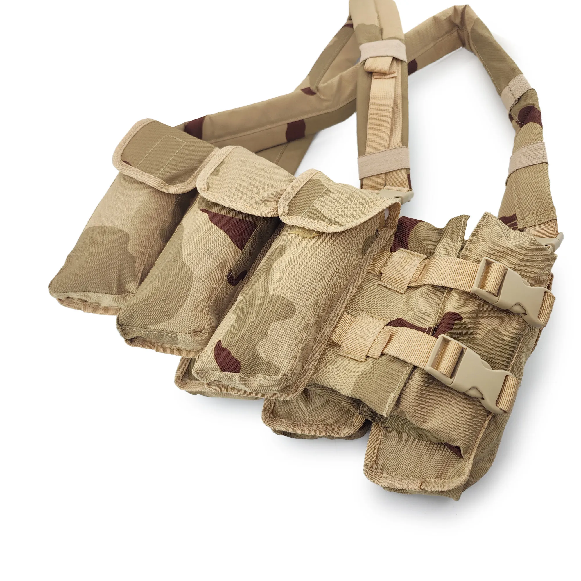 Plataforma de pecho táctica con bolsas magnéticas extraíbles, arnés portador de engranajes Modular con Panel MOLLE personalizable - imagen 4