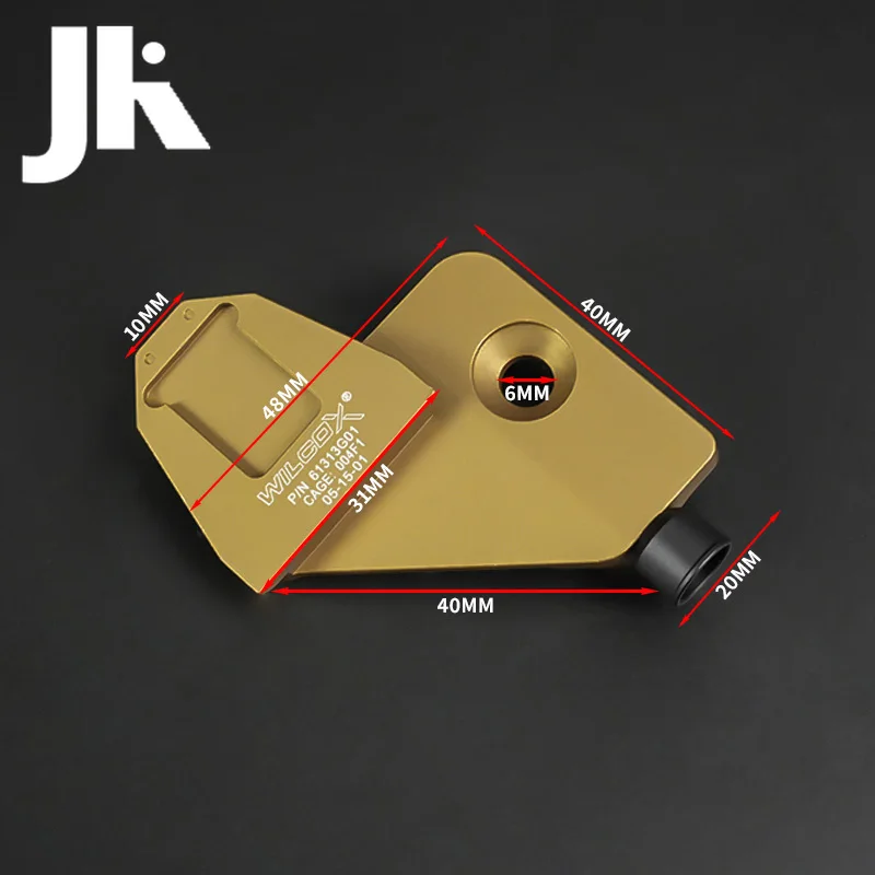 Brazo de puente de PVS-14 de aluminio CNC táctico, montaje de casco de zapato de cola de milano para mirillas de visión nocturna doble, accesorios de puente Binocular - imagen 5