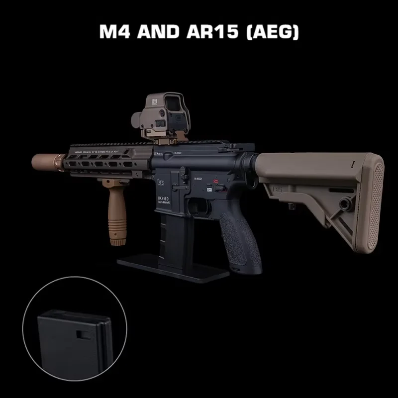 Soporte de exhibición para rifle M4 y AR15, soporte de exhibición AR (AEG), soporte de adorno decorativo fácil de instalar, almohadilla antideslizante - imagen 3