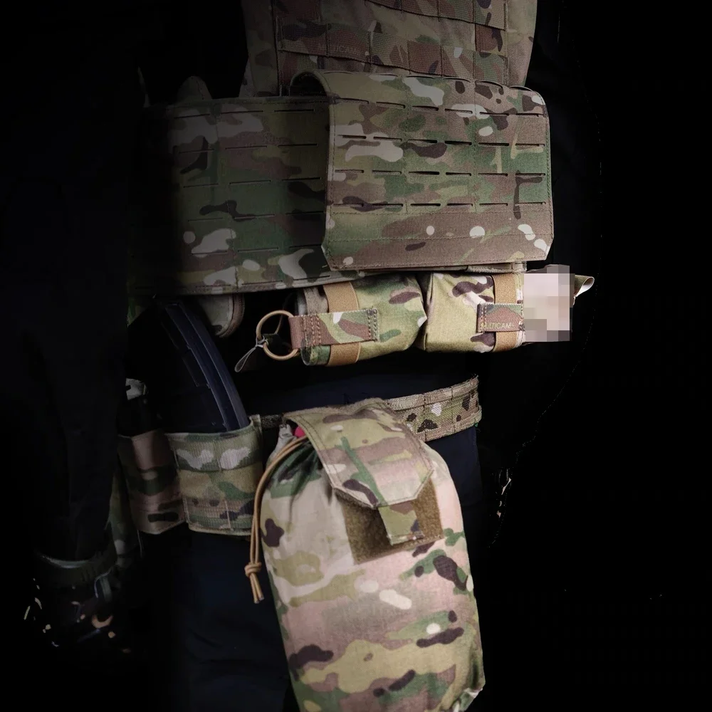 Nuevo CP Side Pull Mag bolsa chaleco táctico Horizontal doble vientre bolsa colgar bolsa - imagen 2