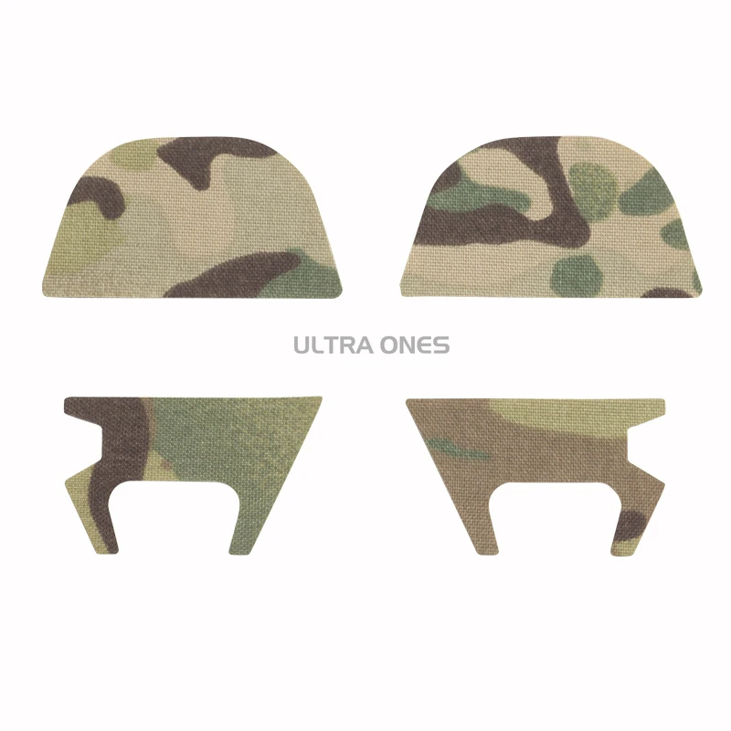 Parche mágico de camuflaje con cierre de gancho y bucle para auriculares, pegatinas de protección para auriculares de tiro GEN 6 - imagen 4