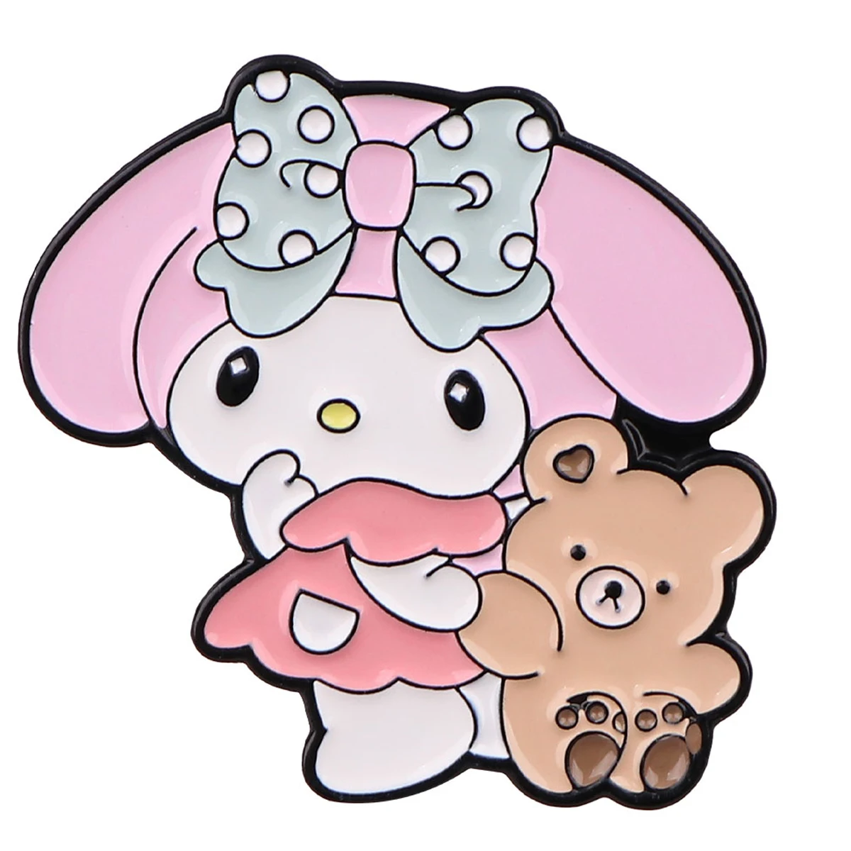 Broches de gato de dibujos animados, pines de animales, insignia de solapa de esmalte de Metal, Pin de mochila de chaqueta vaquera, regalos para niñas - imagen 3