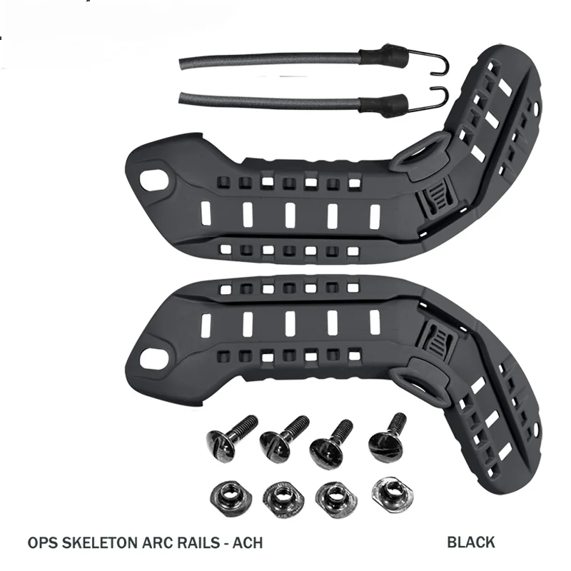 Casco táctico MICH, Riel de guía lateral ACH2, rieles de montaje, accesorios para casco de caza y tiro, Airsoft MICH2000 - imagen 2