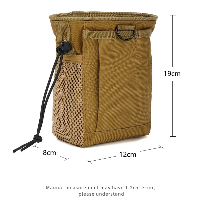 Bolsa de nailon Molle 600D de camuflaje para exteriores, riñonera reciclada, bolsas de munición, accesorios de caza, novedad de 2024 - imagen 5