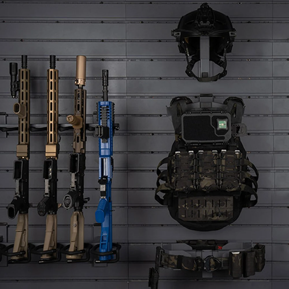 Chaleco táctico MOLLE para caza, cinturón y soporte de rifle pared - imagen 2