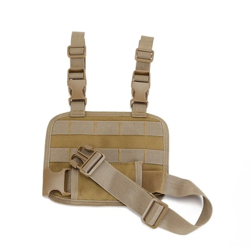 Plataforma táctica de pierna caída Molle, Panel ajustable para pierna y muslo, tablero colgante, bolsa con Clip para cartuchos portátil, alforja para mallas - imagen 5