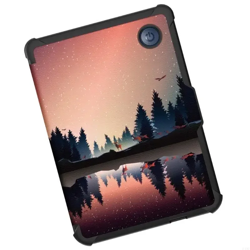 Funda silicona suave para Clara Color N365/N367 eReader, funda trasera Flexible silicona con función encendido y K1KF - imagen 5