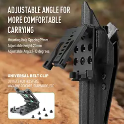 Funda kydex para Glock porte oculto táctico interior y exterior