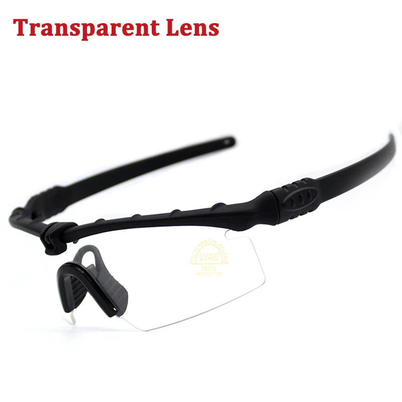 Gafas de polarización tácticas para hombre, lentes de protección de seguridad para exteriores, militares, arma de caza de aire, tiro con bala de Color - imagen 3