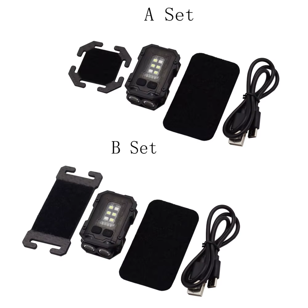 Mini linterna táctica EDC con clip MOLLE para supervivencia - imagen 2