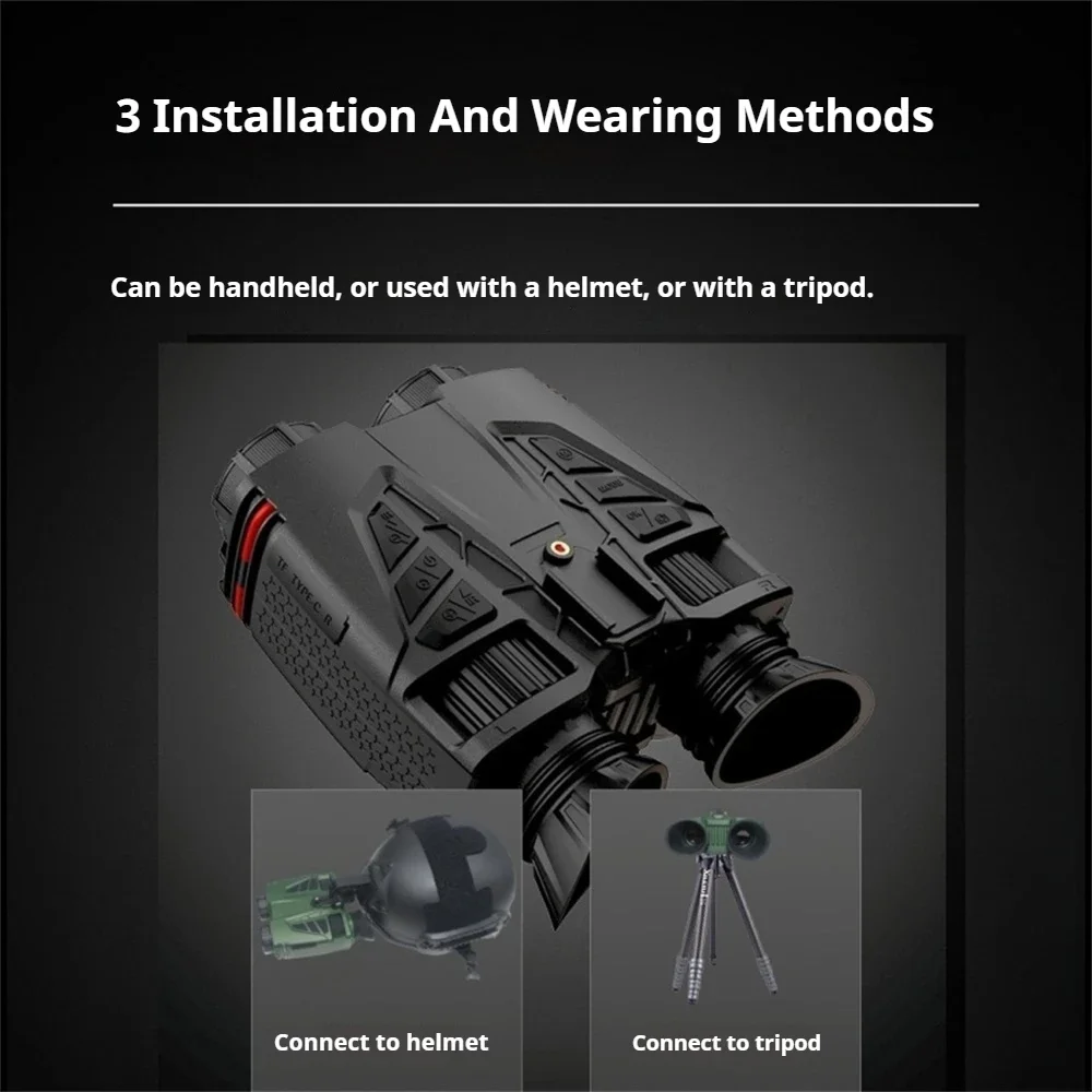 NVC800 WIFI Monocular térmico compacto Zoom 16x gafas de visión nocturna ajustables cámara térmica ligera para caza y Camping - imagen 4