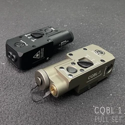 CQBL 1 mira láser táctica, indicador de puntero de puntería IR infrarrojo con interruptor de presión remoto compatible con riel de 20mm