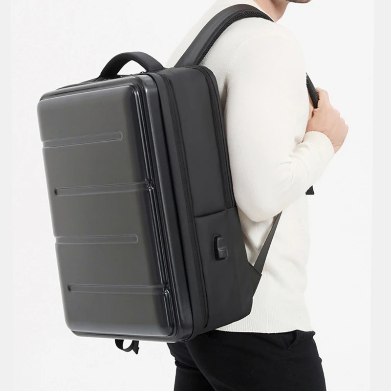 Mochila viaje para ordenador portátil con capa protectora acolchada y cómoda funda para carrito para viajar fácilmente - imagen 3