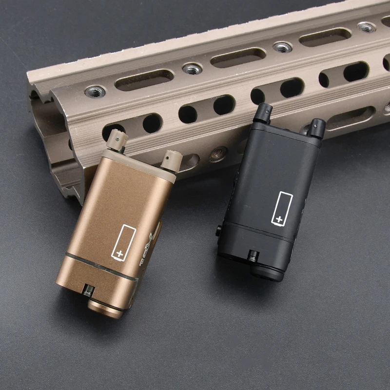 WADSN-minilinterna táctica de Metal XC1, luz LED para arma de caza, explorador, 20MM, riel Picatinny Glock 17 18C G19 - imagen 4